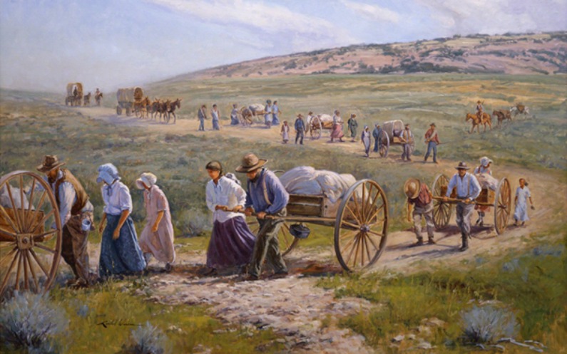 Мормонські піонери на шляху в Долину Солоного озера