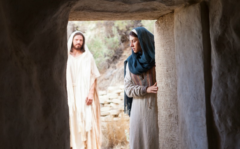 Христос та Марія біля гробниці